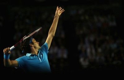 Roger Federer, Melbourne 2010 (photo DR)