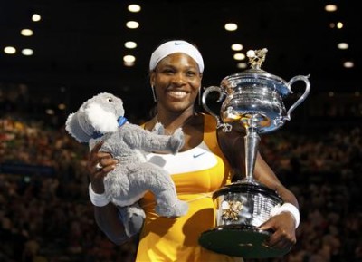 Serena Williams, Melbourne 2010 (photo DR)