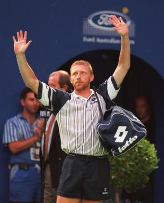 Boris Becker, Open d'Australie 1997 (photo DR)