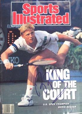 Boris Becker, US Open 1989 (photo DR)