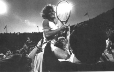 Guillermo Vilas, US Open 1977 (photo DR)
