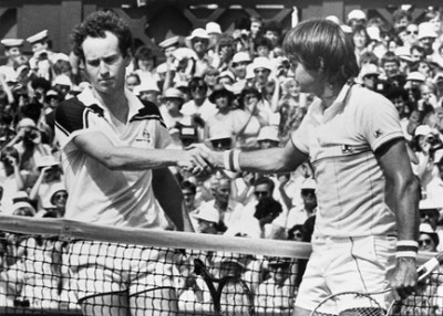 McEnroe and Connors After Match